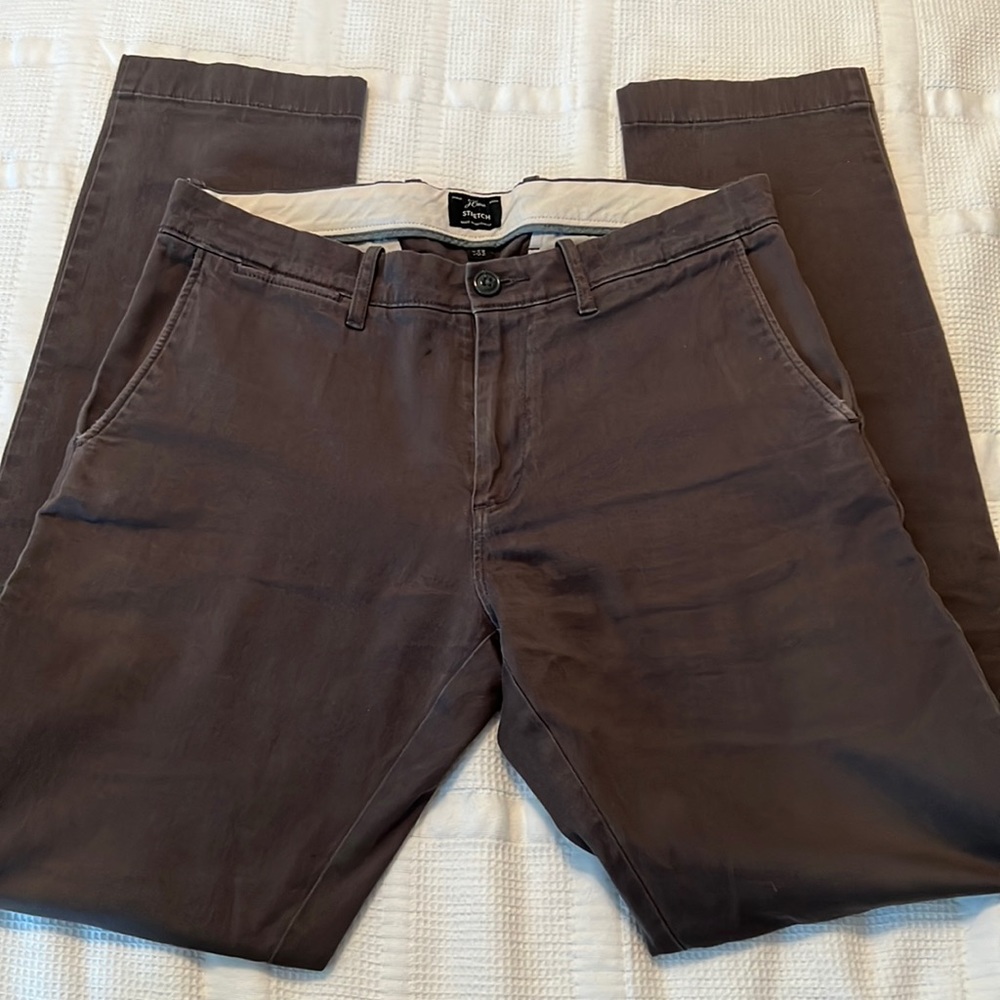 J.Crew Stretch W29 L32 Dark brown khaki